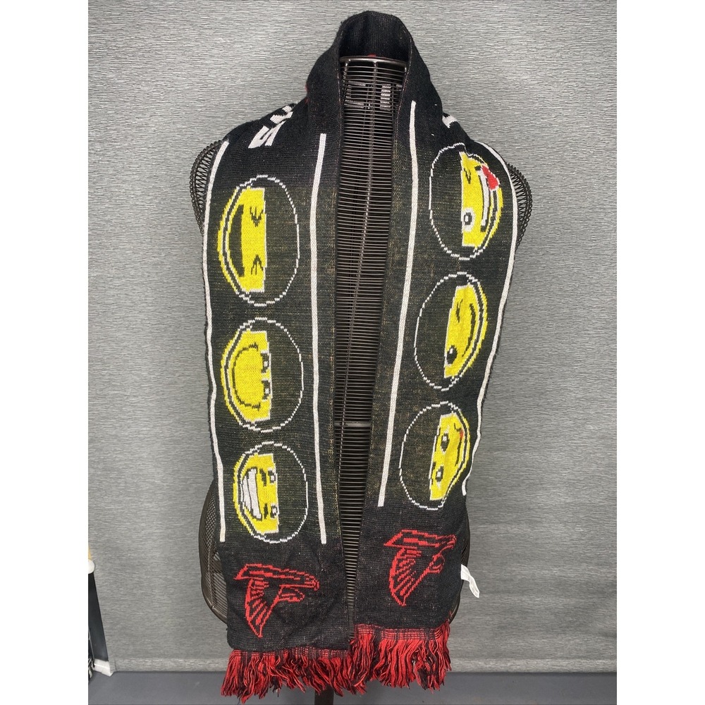 Forever Collectibles Atlanta Falcons Scarf Nfl Football Acrylic with Emojis‎